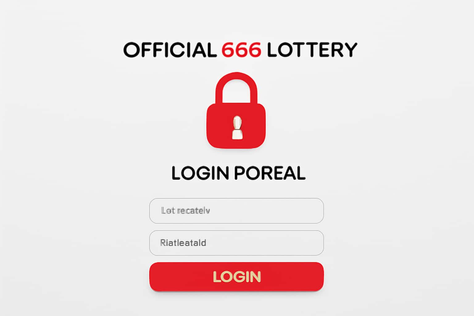 Official 666 Lottery Login Portal Interface
