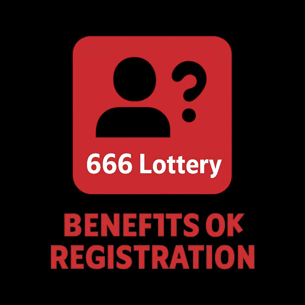 A badge illustration symbolizing the benefits of registering for the 666 Lottery.