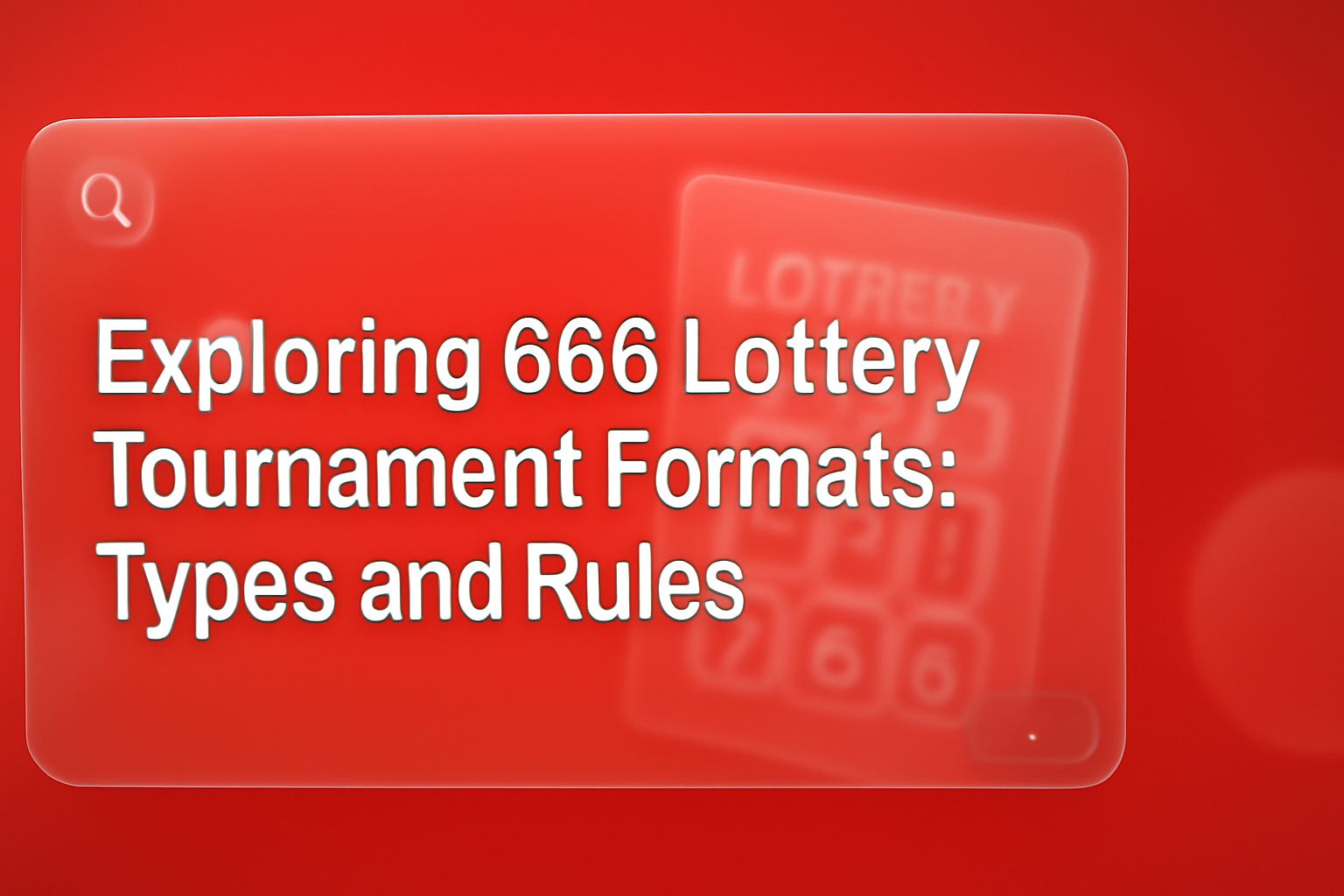 An informative visualization showcasing the advantages of 666 Lottery Registration.