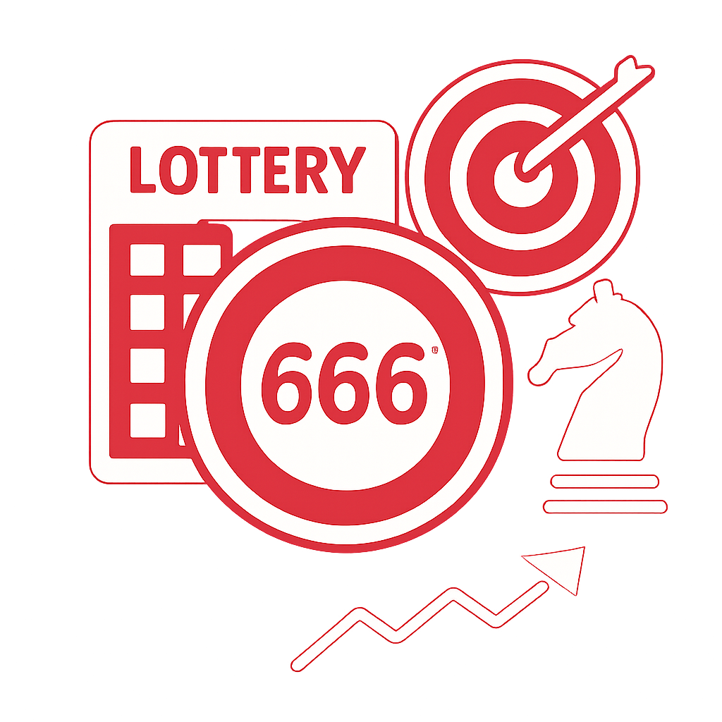 A diagram illustrating the features of 666 Lottery.