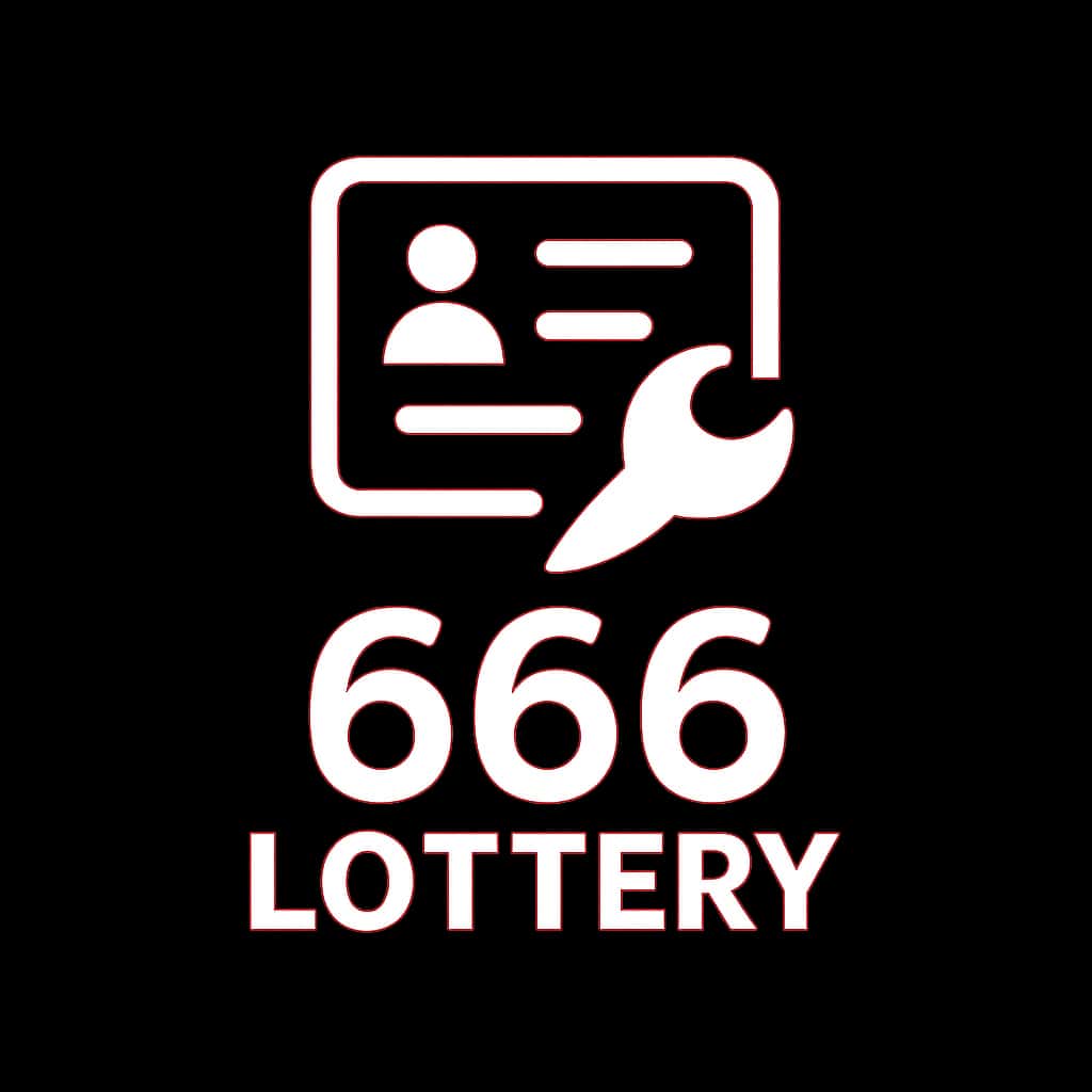 Badge indicating assistance with 666 Lottery login issues.