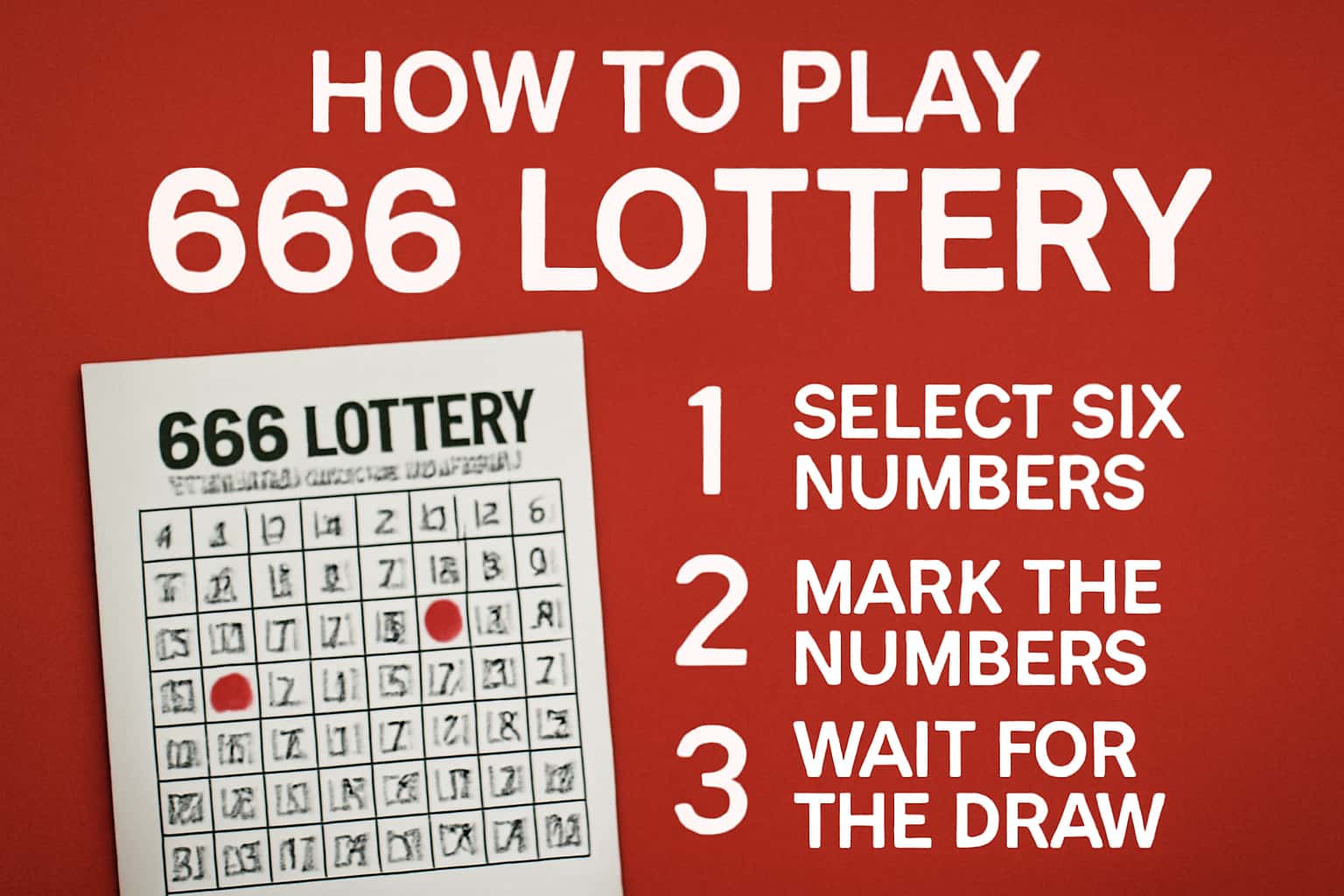 An illustrative representation of the 666 Lottery platform showcasing its features.