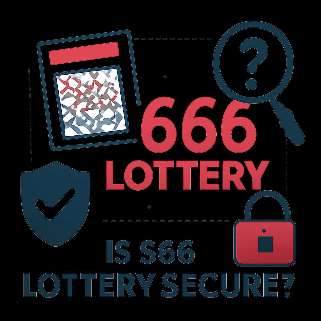 Diagram explaining 666 Lottery security measures.