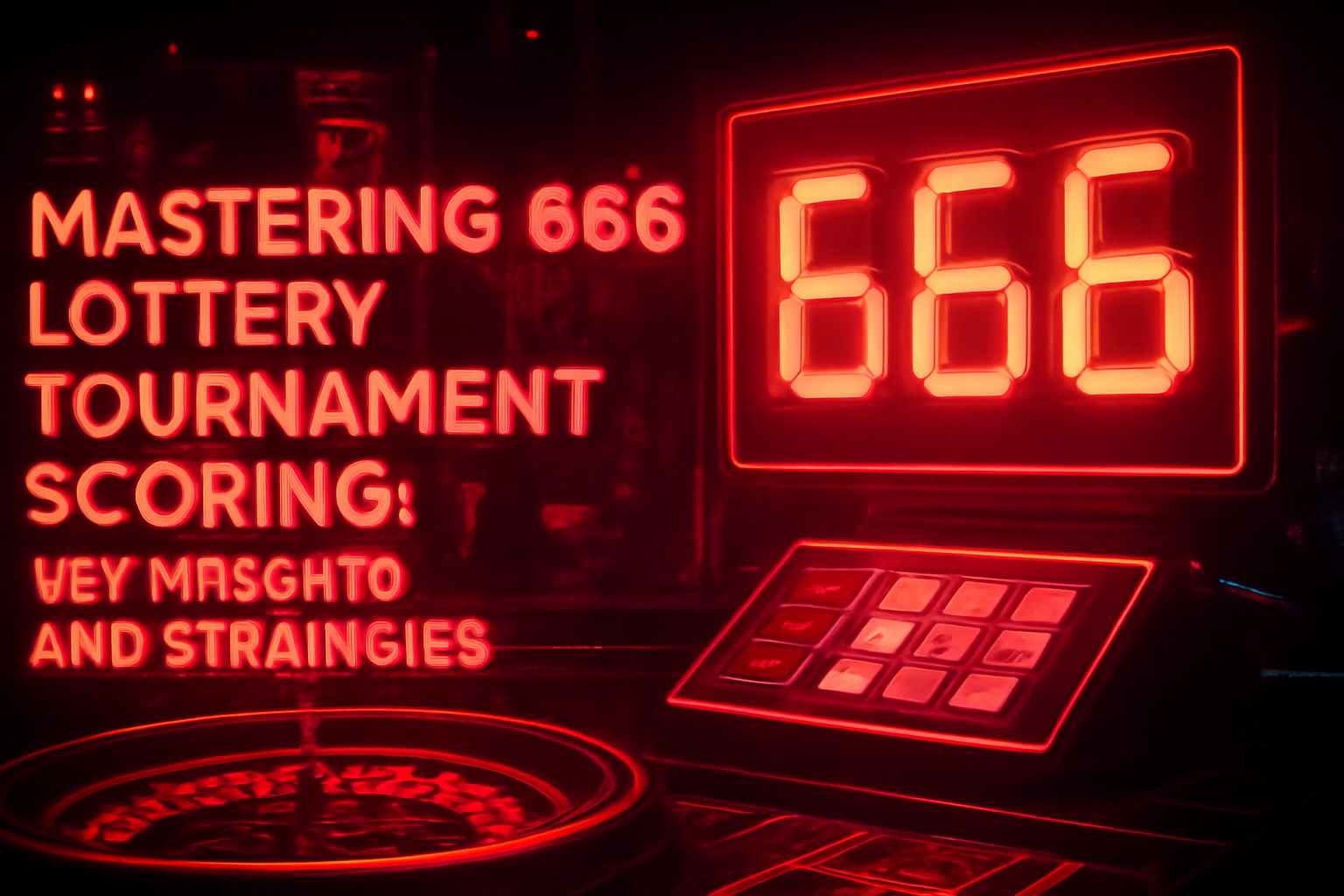 Visual representation of 666 Lottery security features.