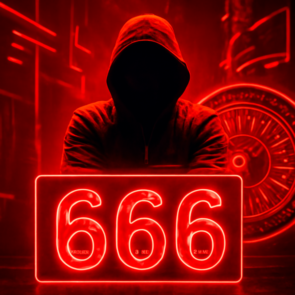 Diagram explaining 666 Lottery security measures.