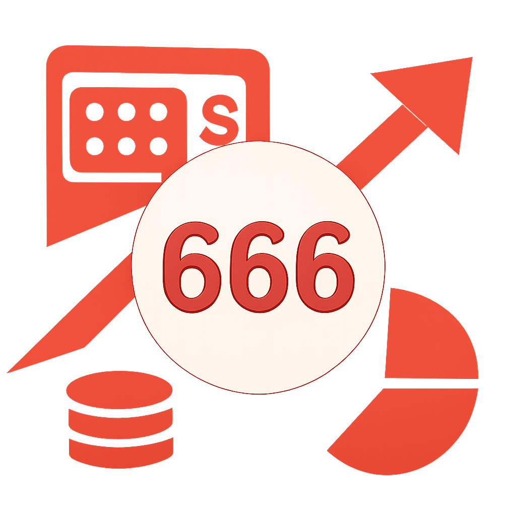 An icon representing the 666 Lottery Support Guide, focused on support.
