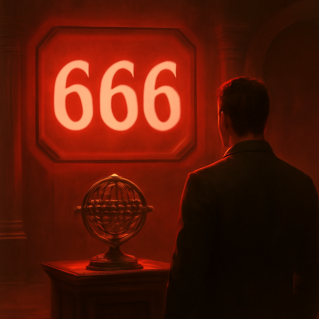 An illustration depicting key features of the 666 Lottery platform.