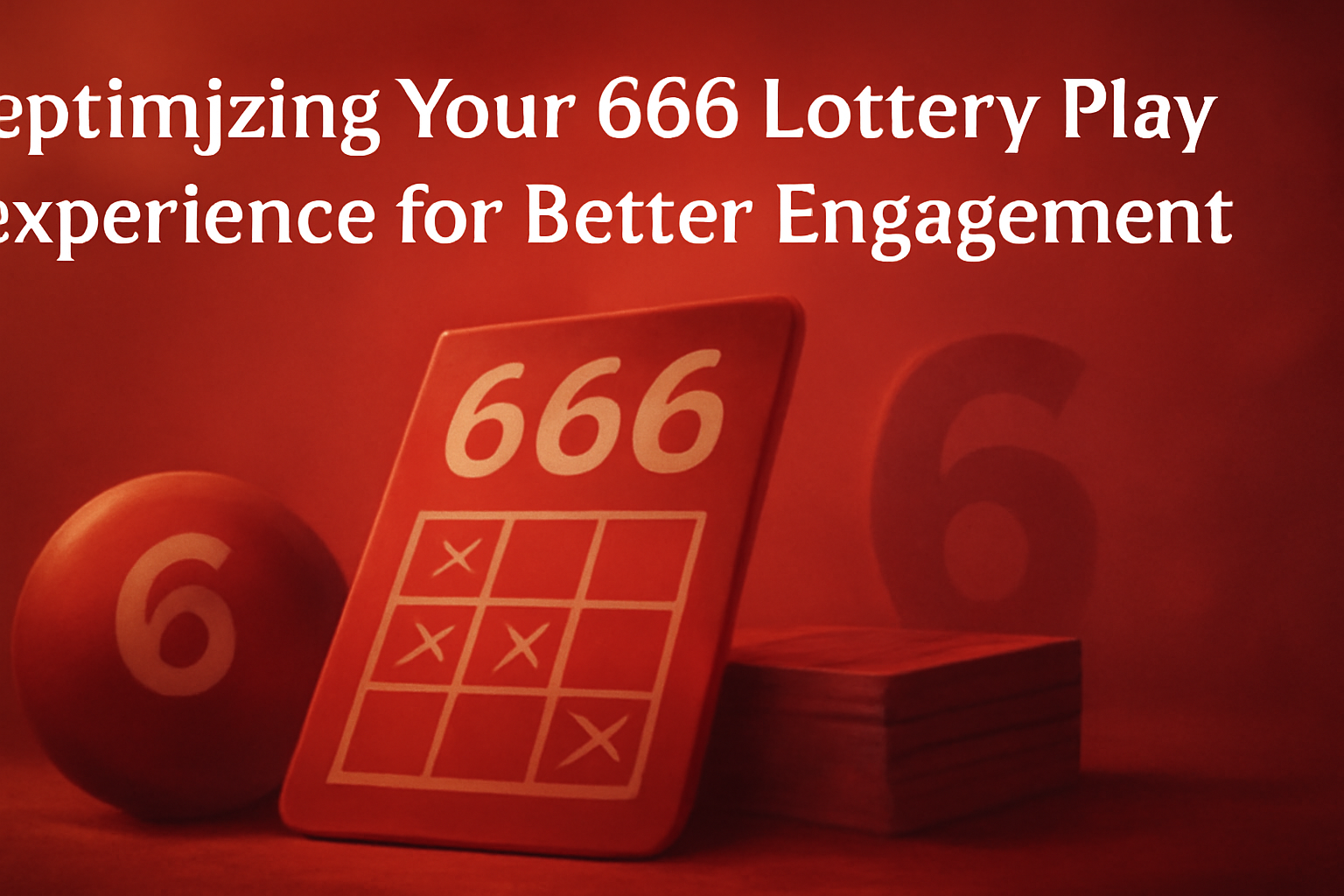 Informative scene showcasing the 666 Lottery platform.