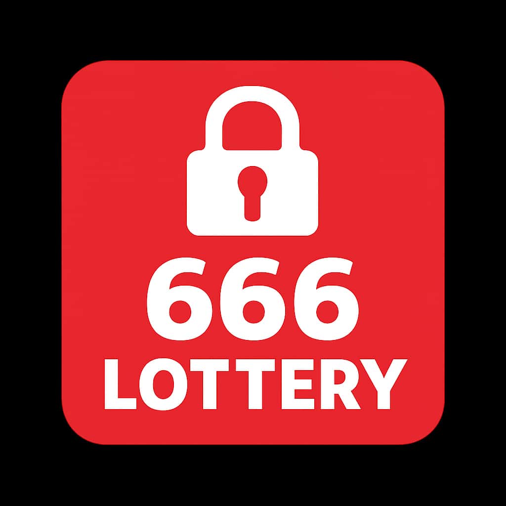 A badge depicting security tips for 666 Lottery accounts.