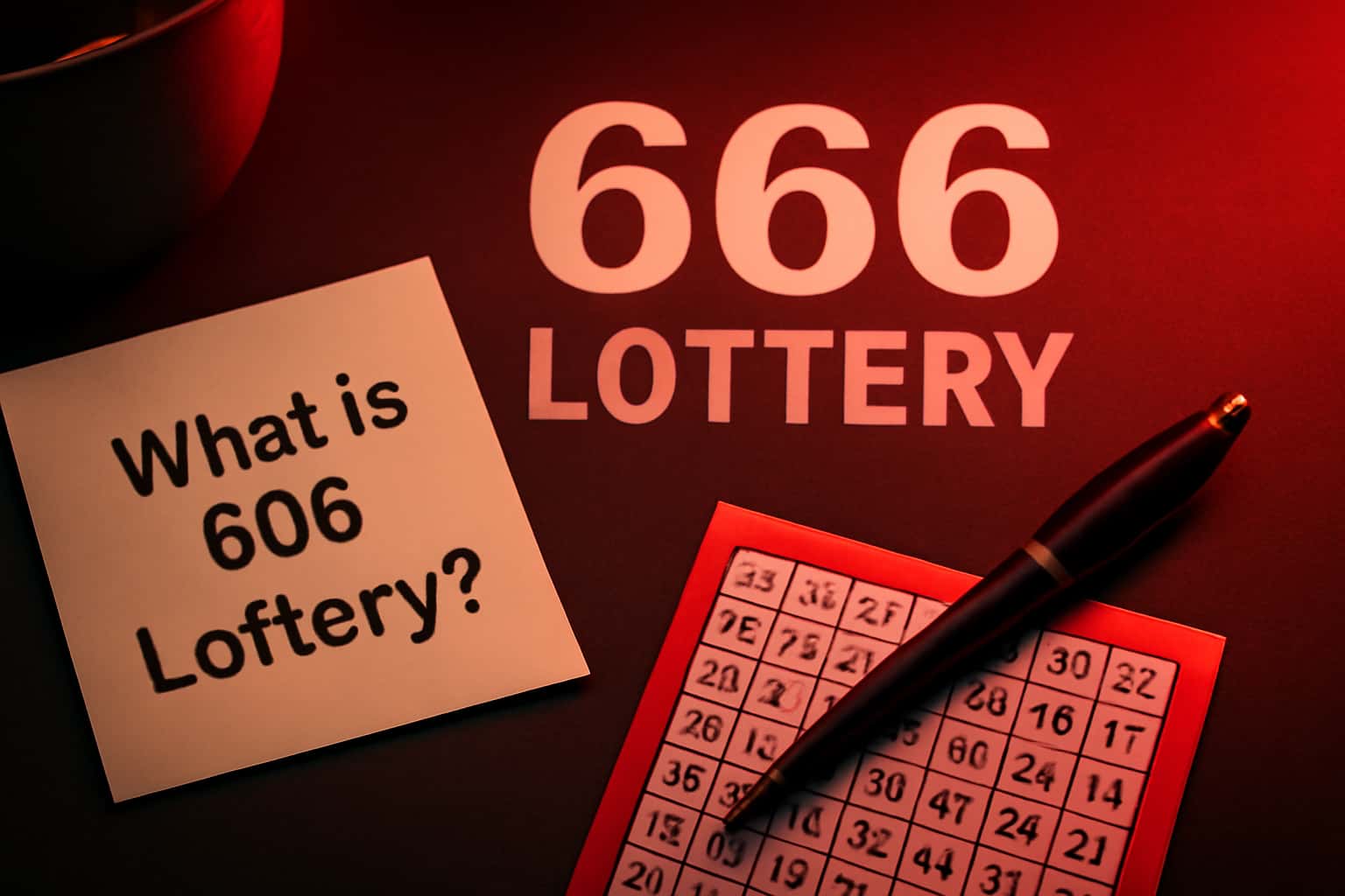 Informative scene showcasing the 666 Lottery platform.